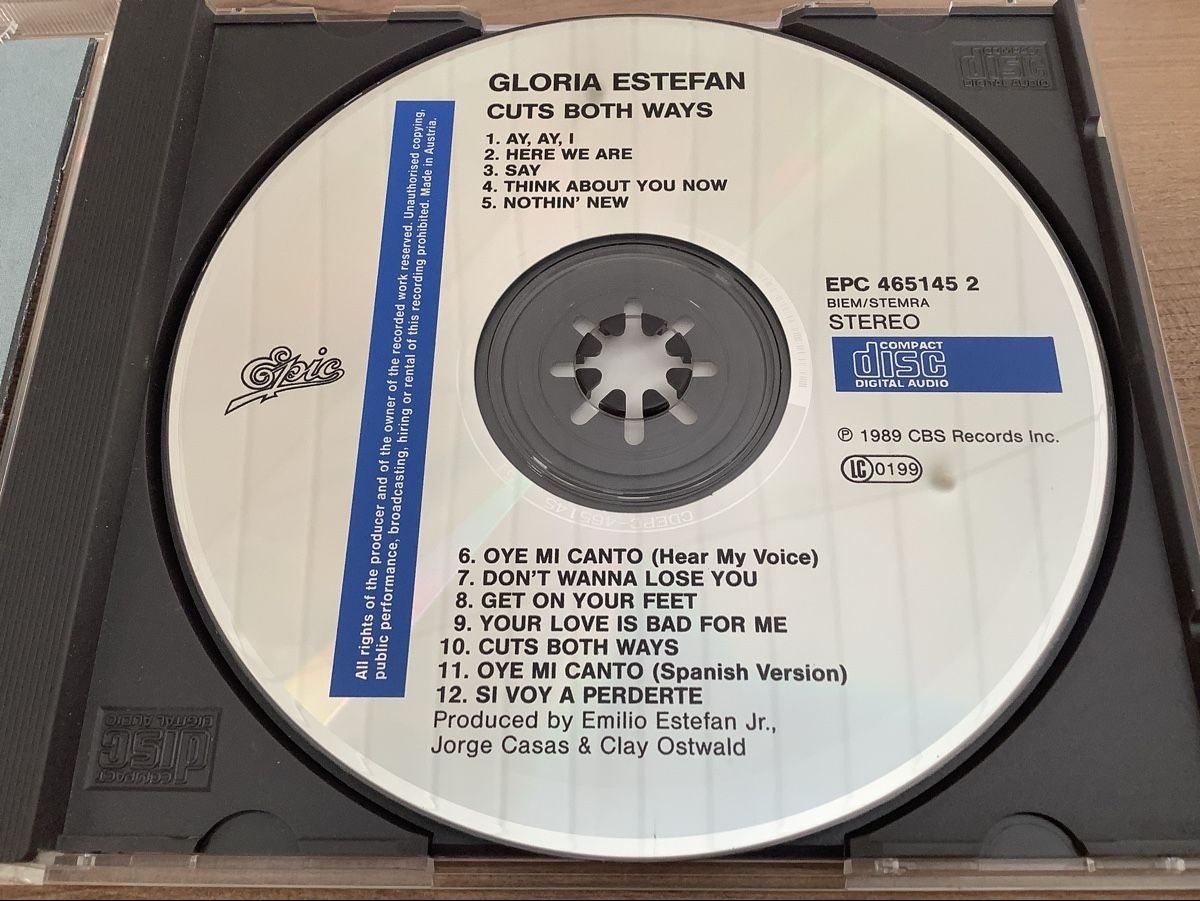 CD: Gloria Estefan - Cuts Both Ways CD – Usato da herzogenbuchsee venduto da HIFIANER 2