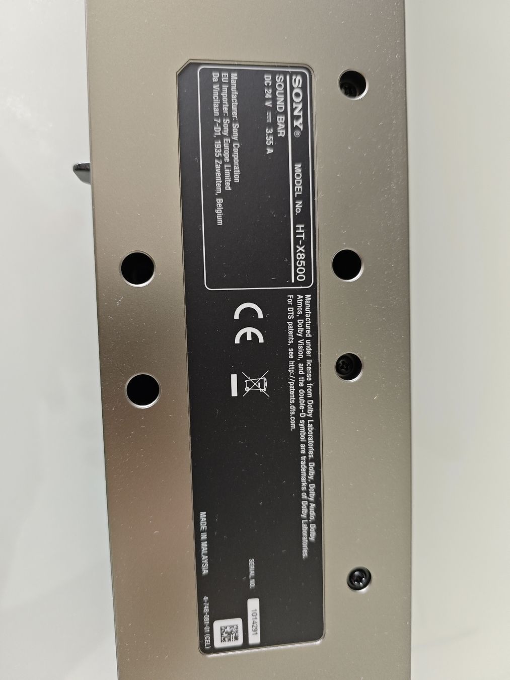 Sony Home Cinema: Sony Soundbar HTX-8500  – Usato da Dürnten venduto da mar_bc2s 2