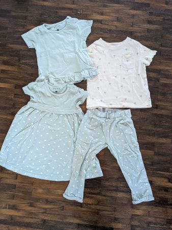 Mädchen Kleider Set Gr. 86, Sommer