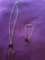 lot bijoux argent 925 collier et bracelet 