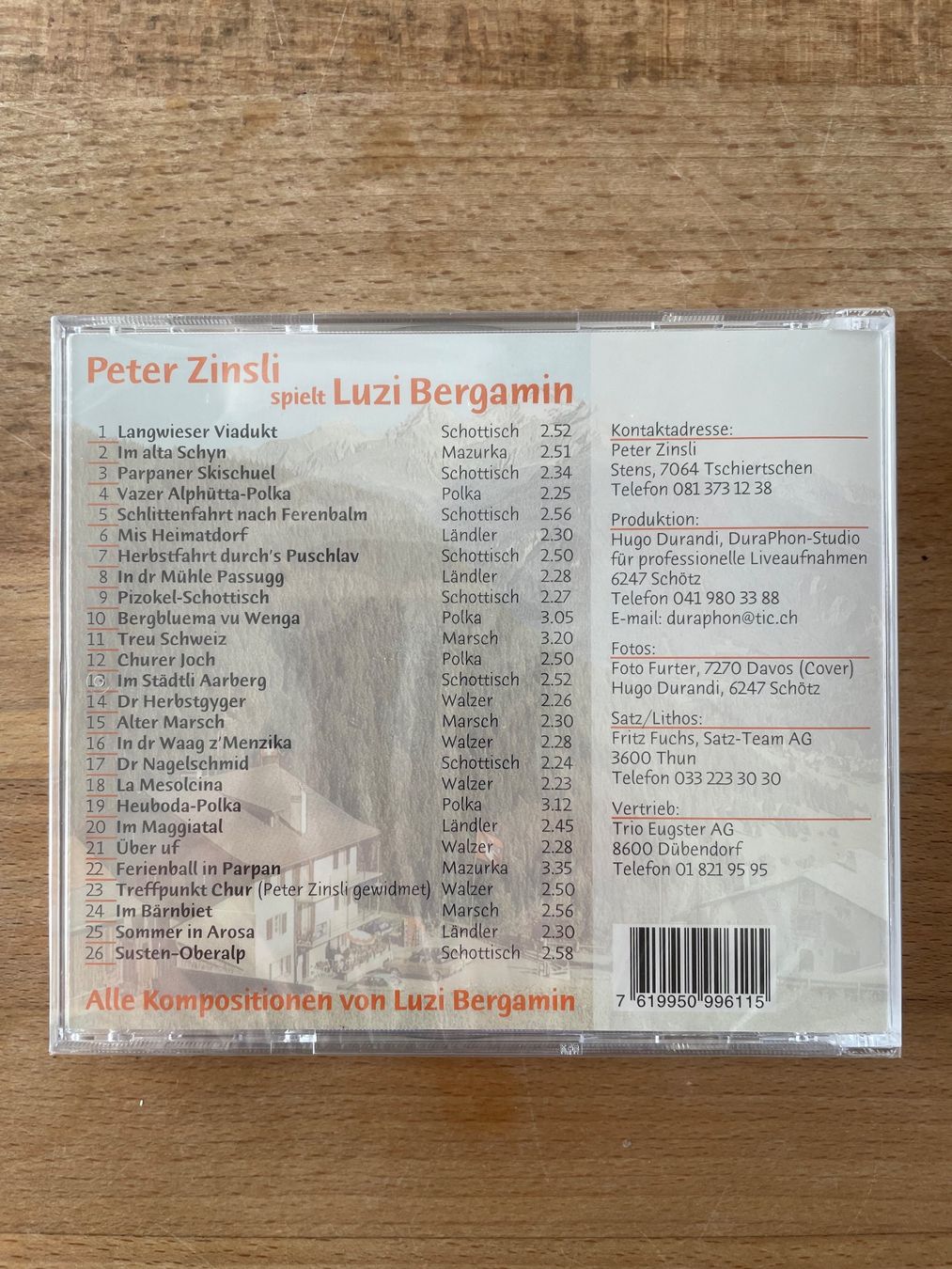 CD: Peter Zinsli div CD und 1 Kassette Originalverpackt – Nuovo e nell'imballaggio originale da Frauenfeld venduto da Fortserj 1