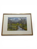 Herbstlandschaft / Aquarell gemalt