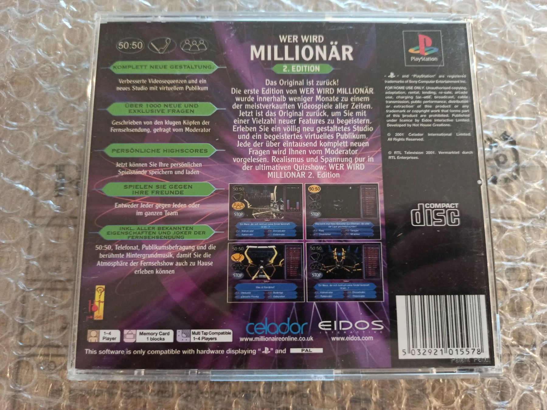 Giochi: Wer wird Millionär 2. Edition PS1 – Usato da Oberweningen venduto da mar_87mx 1