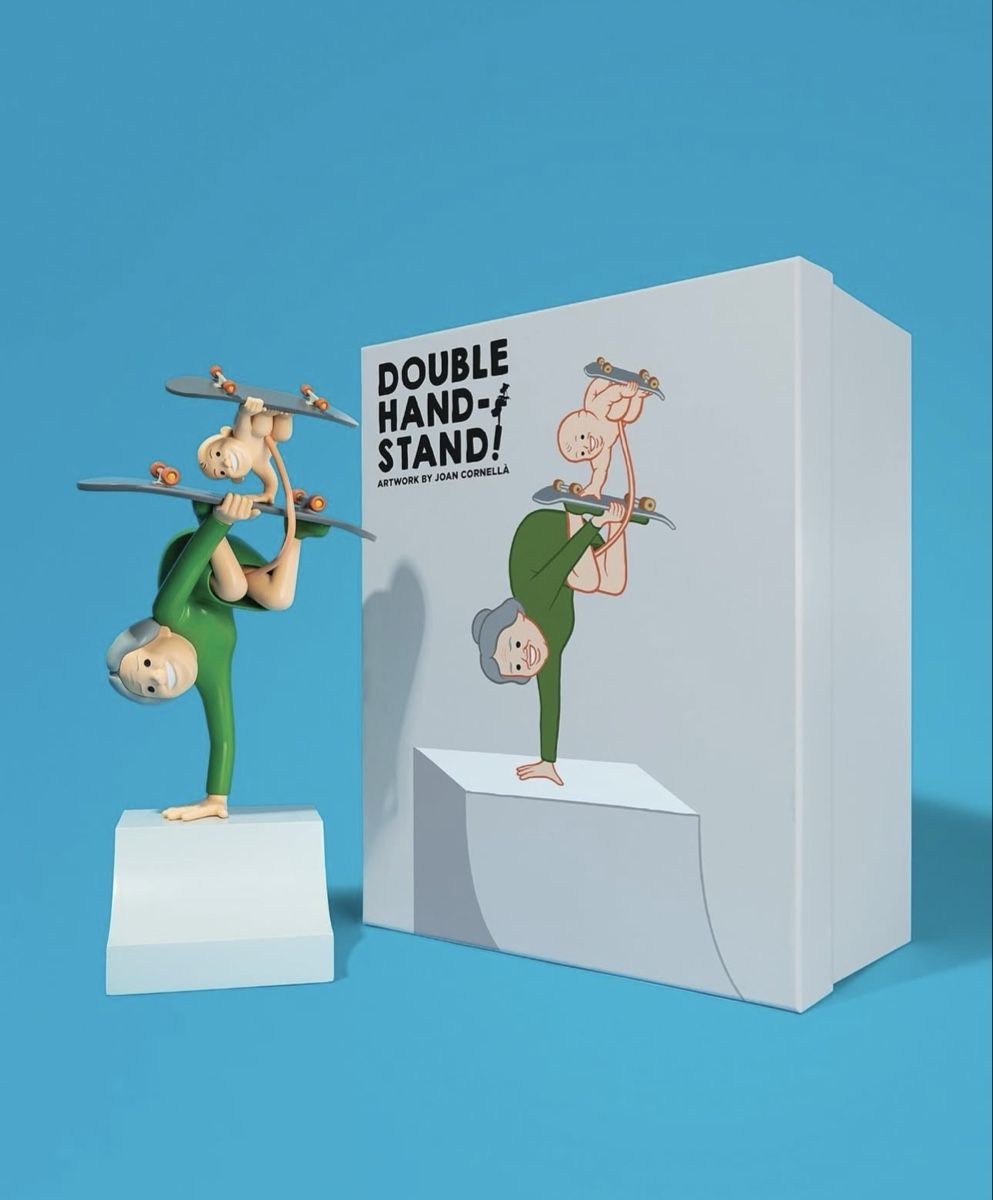 Statuette: JOAN CORNELLÀ DOUBLE HANDSTAND Figure sold out! – Nuovo e nell'imballaggio originale da Lausanne venduto da Tintin032