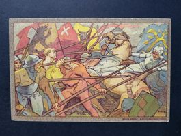 1911, Offizielle Bundesfeier-Postkarte Nr.2