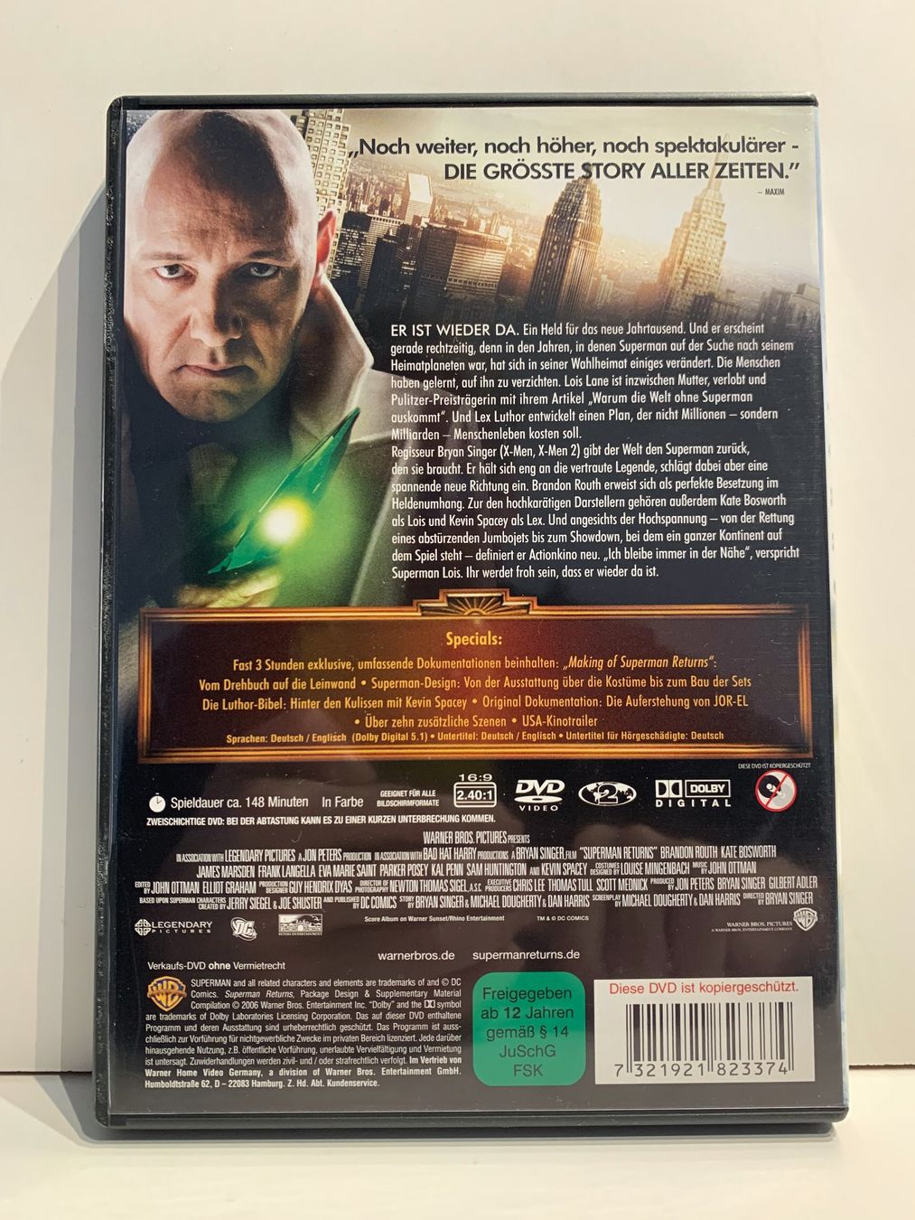 Alle DVDs: Superman Returns - DVD 2-Disc Edition – Gebraucht aus Möriken AG von Winston62 1