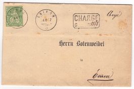 Lettre chargée de Ebikon pour Emmen le 4.II.77