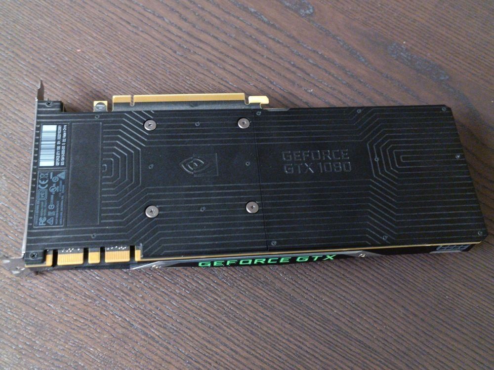 Nvidia Schede grafiche: Nvidia Gforce 1080 FOUNDERS EDITION 8GB – Usato da Bonaduz venduto da tor_vj52 1