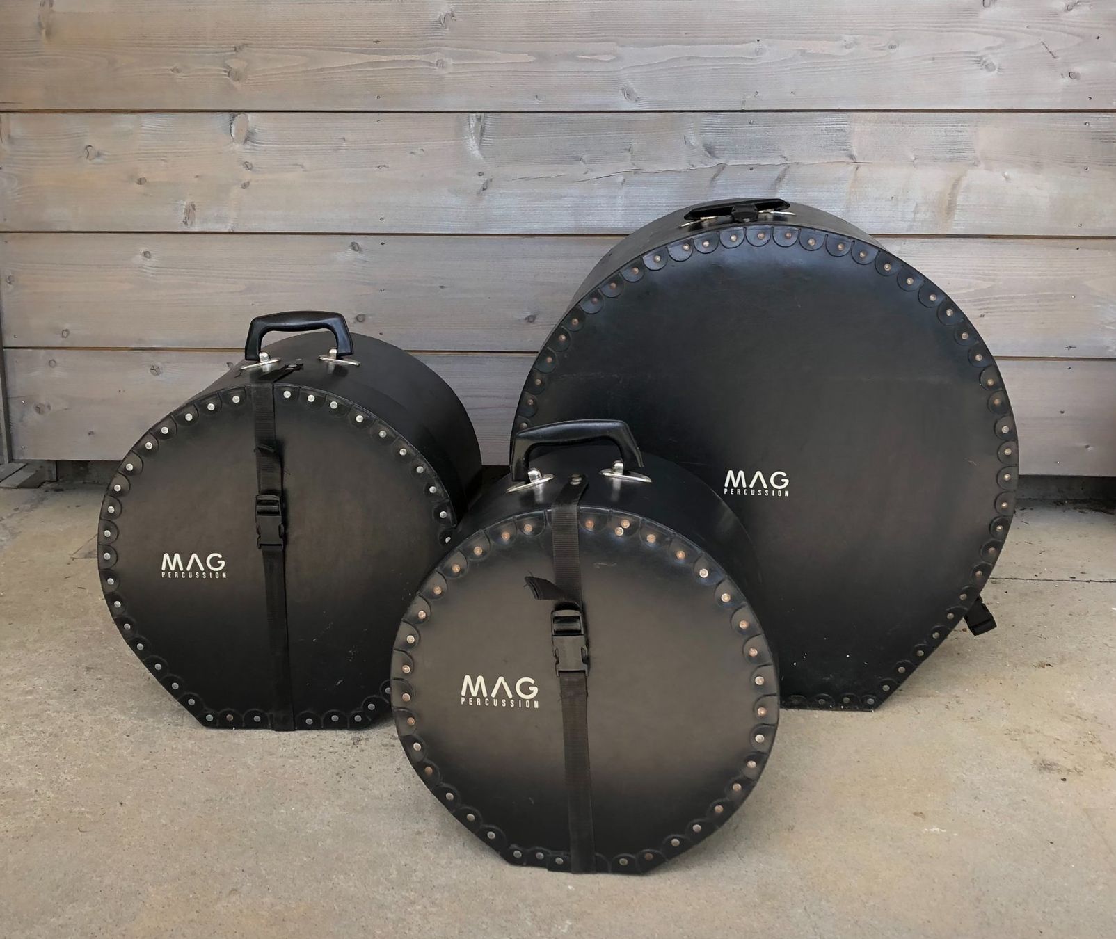Instruments de musique: Etuis Batterie dimenssions 18'' 12'' 14'' – D'occasion à Les Pontins par dom2010