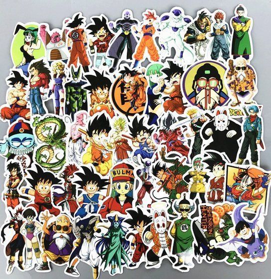 Sticker: 50 Sticker Dragonball Z – Nuovo e nell'imballaggio originale da Walenstadt venduto da emynmuil1 1