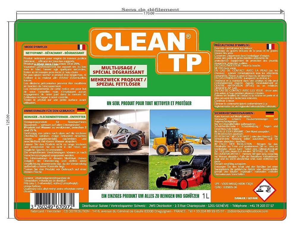 Produits de nettoyage & entretien: Produit Nettoyant TP – D'occasion à Aire-la-Ville par ven_2v7n