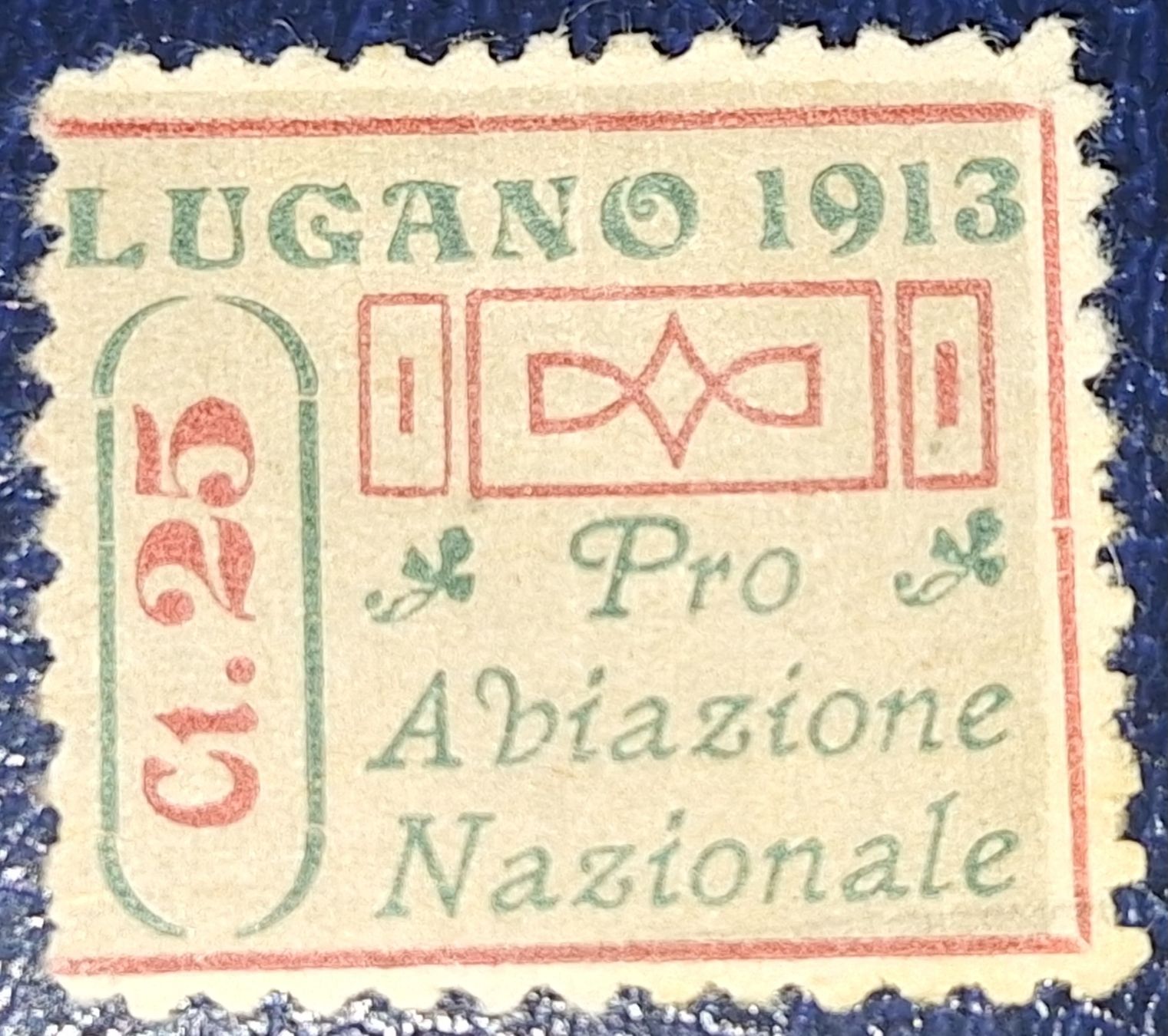 Tutti i francobolli: Flugpostvorläufer Lugano mit Att. *  Kat. 6000.- – Usato da Balgach venduto da SIMEON27