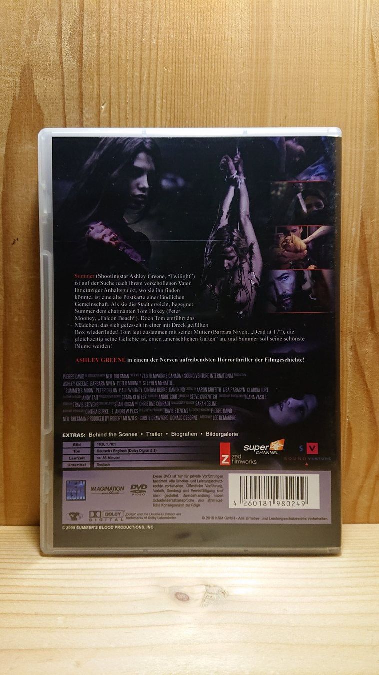 Tutti i DVDs: SUMMER'S MOON DVD mit Ashley Greene – Usato da Wilderswil venduto da Exebub 1
