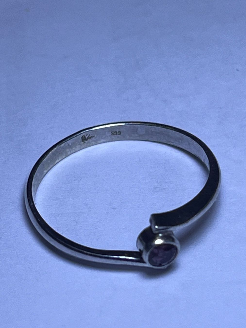 Anelli: Silberring 925 mit rotem Stein, Vintage-Look – Usato da Bremgarten b. Bern venduto da barny2 2