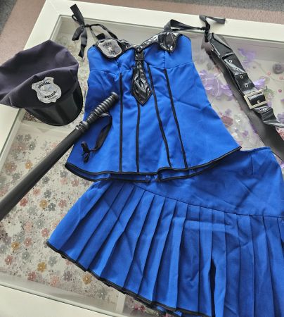 Polizei Kostüm für Damen Fasching Karneval