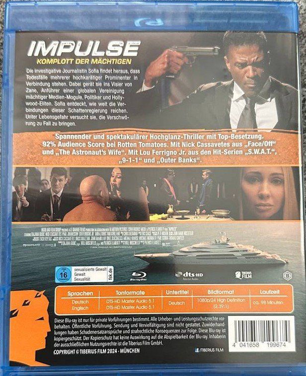 Tous les DVDs: Impulse - Komplott der Mächtigen - Action Thriller – D'occasion à Beringen par Mantafisch1 1