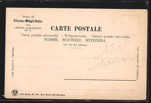 Cartoline postali: AK Station Viznau mit Rigibahn – Usato da Berlin venduto da bartko-reher 1