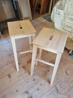 Barhocker aus Massivholz (Total 3 Stück)