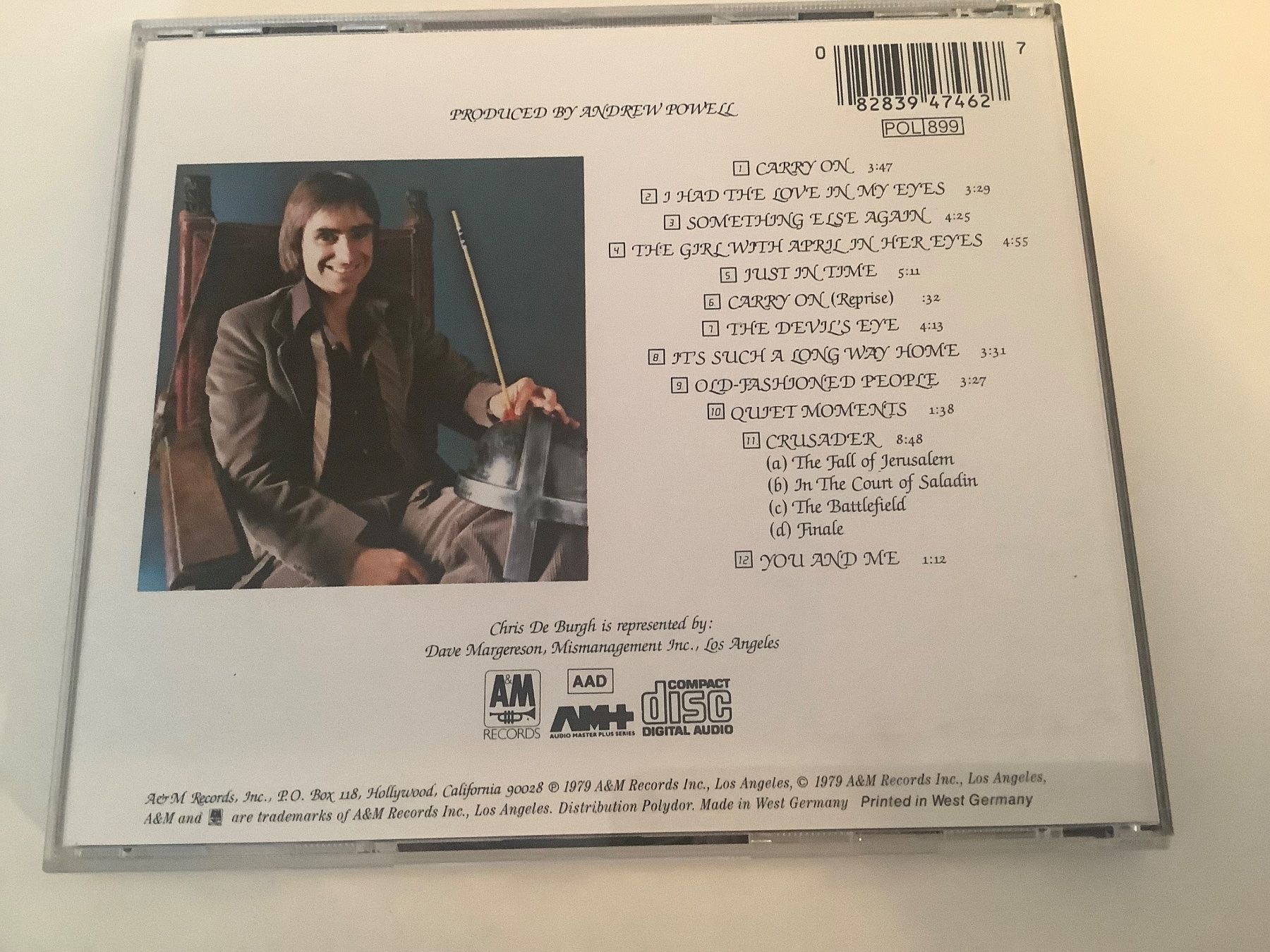 CD: Chris De Burgh / Crusader / 1979 – Usato da Dübendorf venduto da Shreck 1