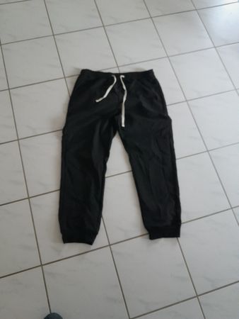Stoffhose schwarz XXL