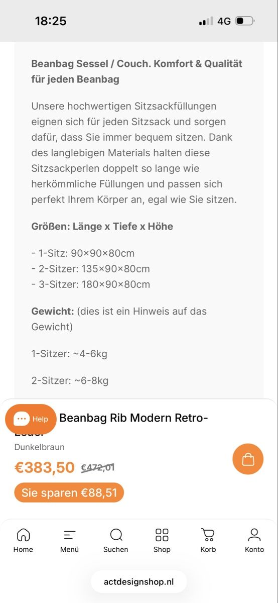 Poltrone: Sitzsack 'Togo Style' – Usato da Hergiswil NW venduto da Kylee 3