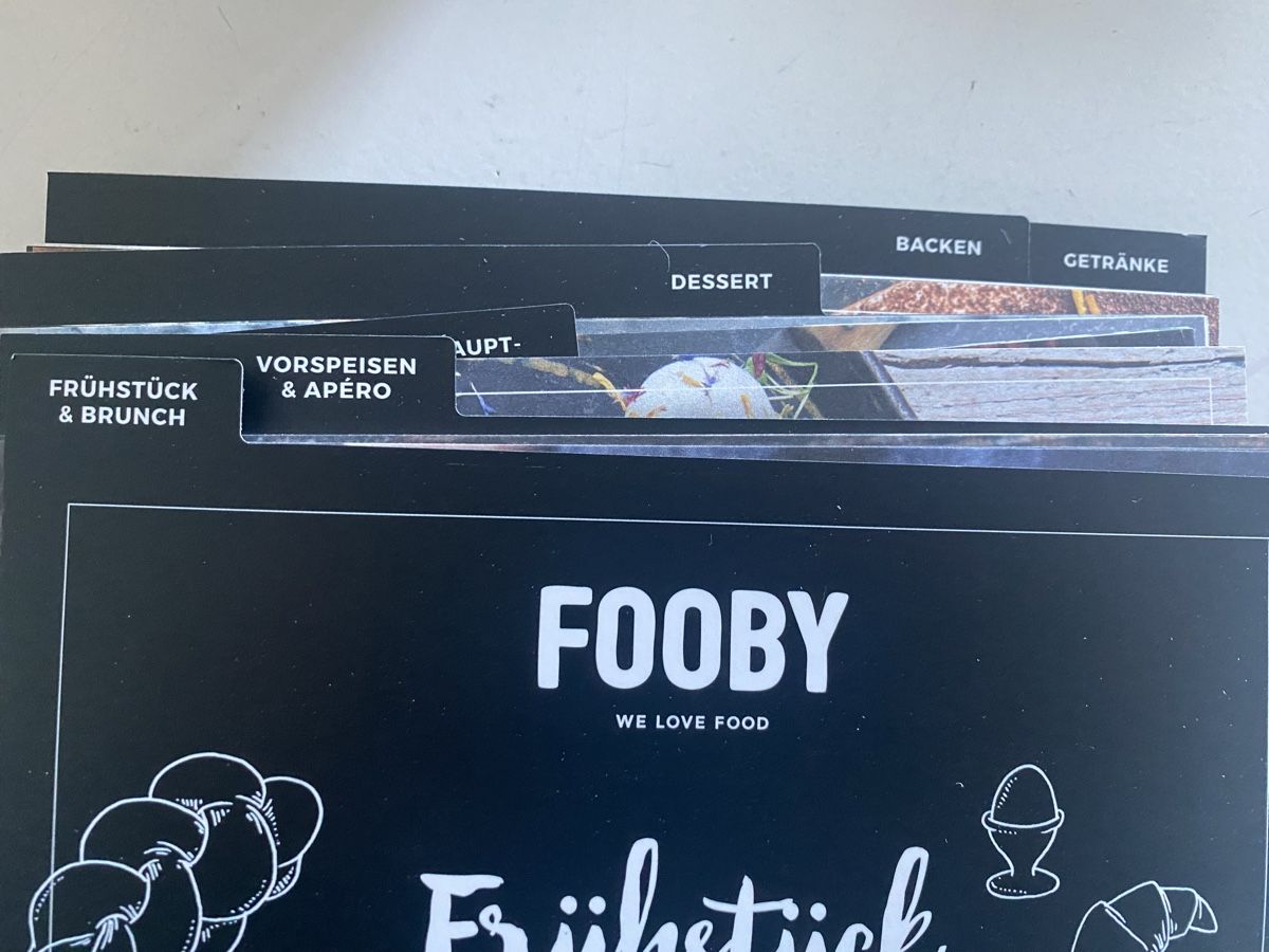 Libri: Box Fooby mit Rezepten, NEU – Nuovo (secondo la descrizione) da Gümligen venduto da Primeselection 2