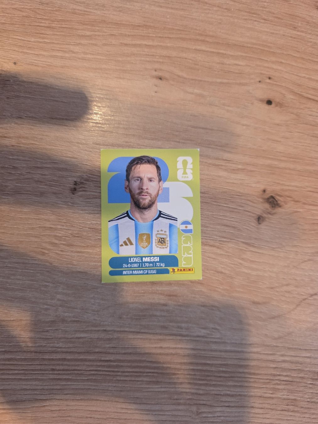 Panini Sammelbilder & Trading cards: Panini WM 2026 Messi – Gebraucht aus Lausen von Loran13