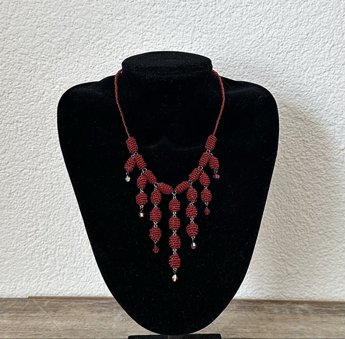 Catenine: Vintage Halskette in rot – Usato da Otelfingen venduto da Jupi07 5