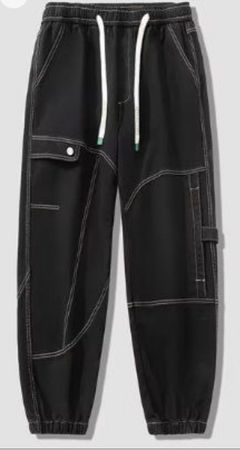 Baggy Cargo Jeans Jogger schwarz neu XL Streetwear