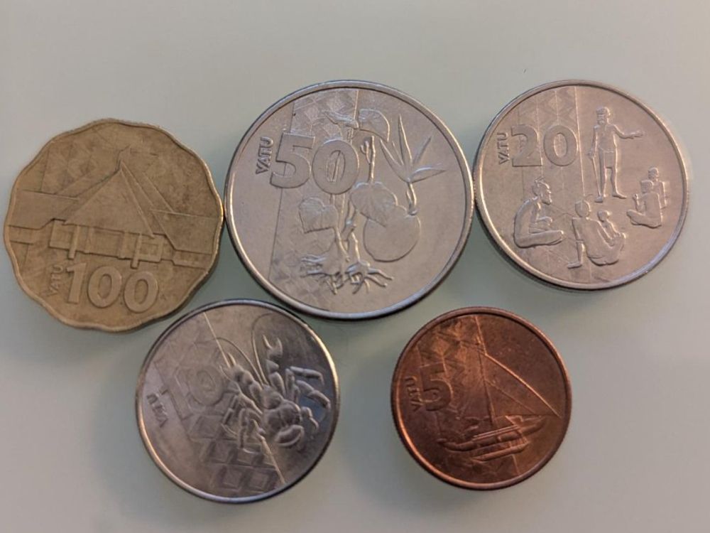 Tutti le monete: Vanuatu set circulating coins,delievry beginning July – Usato da Porrentruy venduto da jmbechir