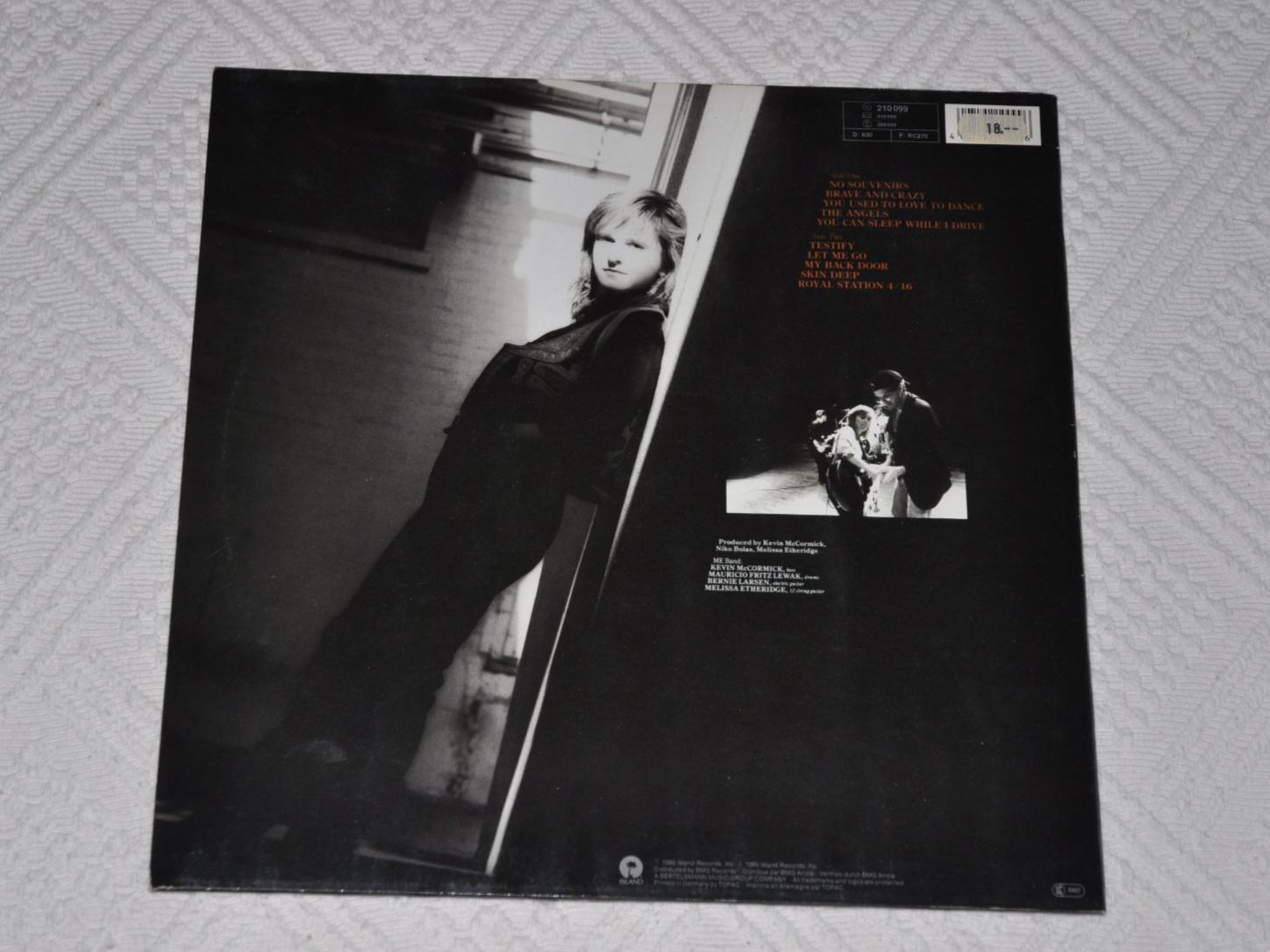 Vinyles: LP Melissa Etheridge - Brave and Crazy – D'occasion à Boll par Theodora15 1