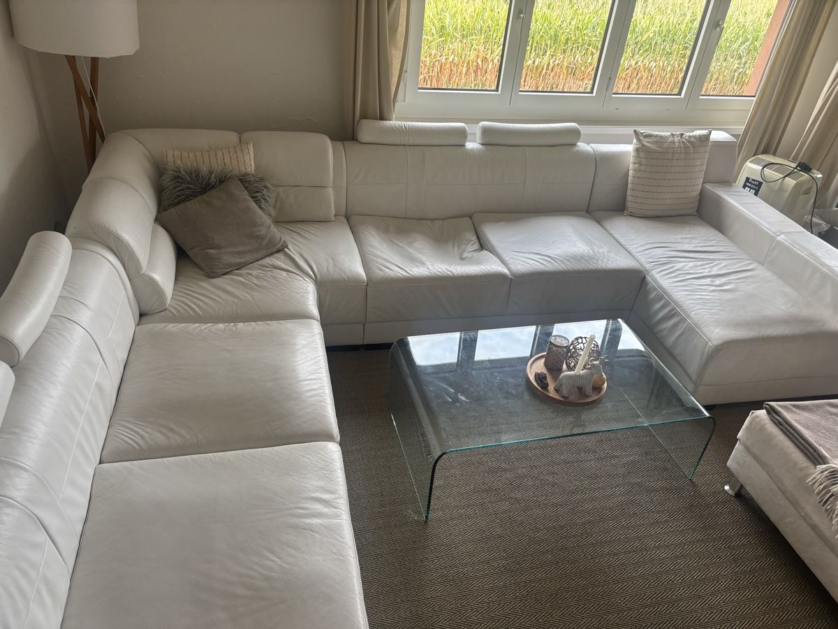 Sofas: Sectional Sofa white leather  – Gebraucht aus steinhausen von pat_nc2x 6