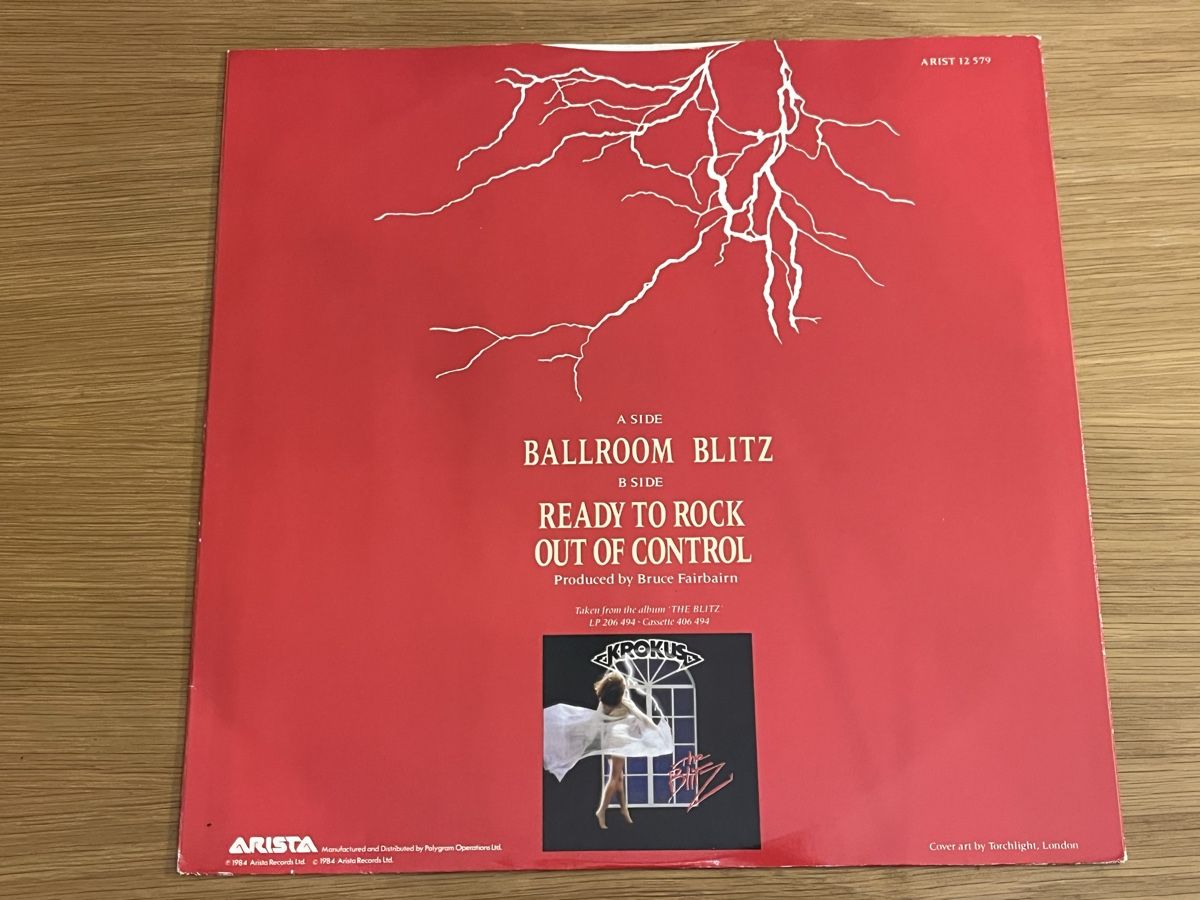 Dischi in vinile: Krokus Ballroom Blitz Maxi – Usato da Basel venduto da Vinyloase 1