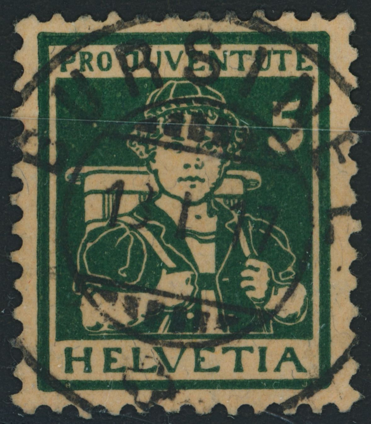 Tutti i francobolli: VD Bursinel - Pro Juventute - Voll Stempel – Usato da Schindellegi venduto da leecollect