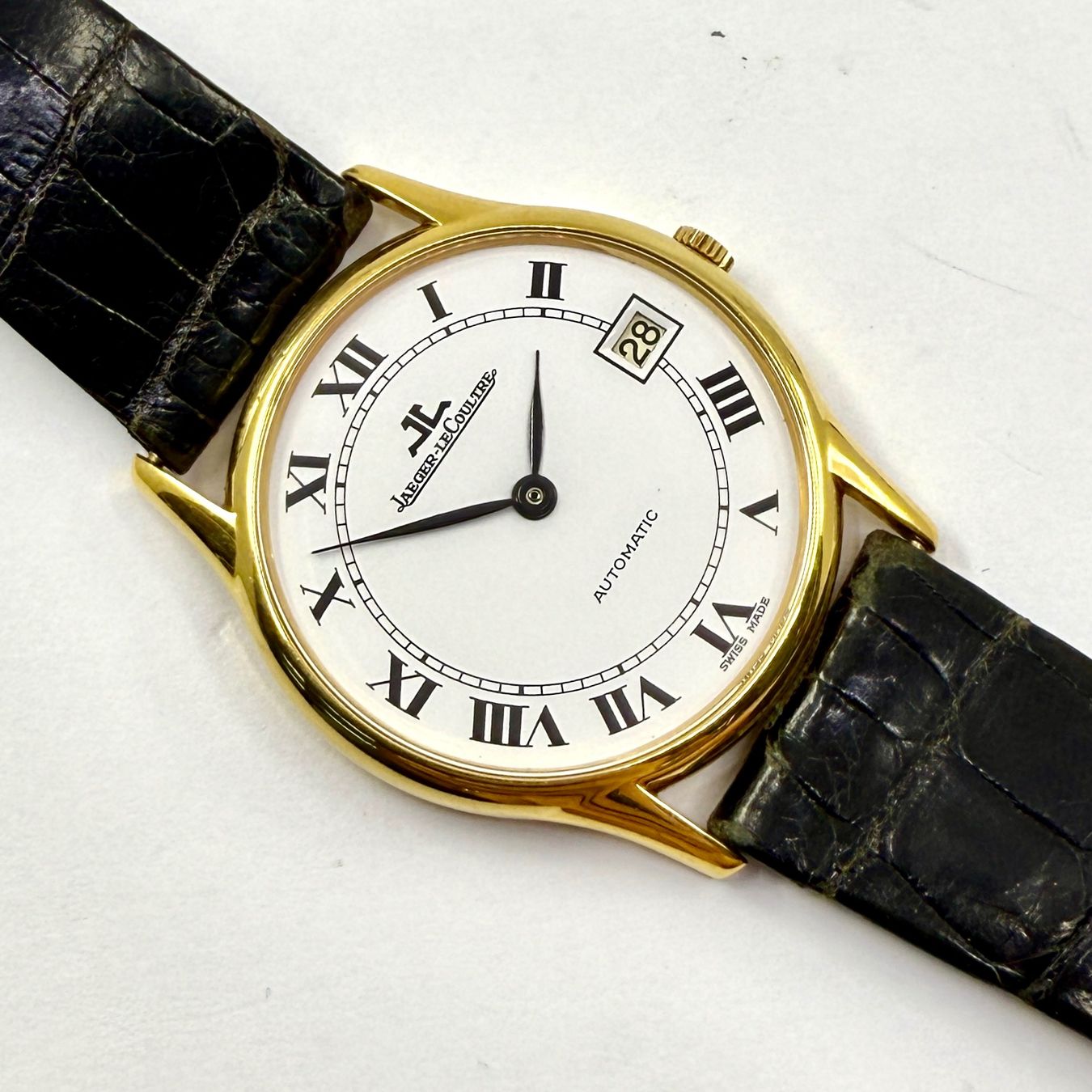 Jaeger-Lecoultre Orologi: JAEGER LE COULTRE 18K CLASSIC ULTRA THIN 5001.21 AUTOMATIC – Usato da Zürich venduto da SWISSTIMEARTS-AG