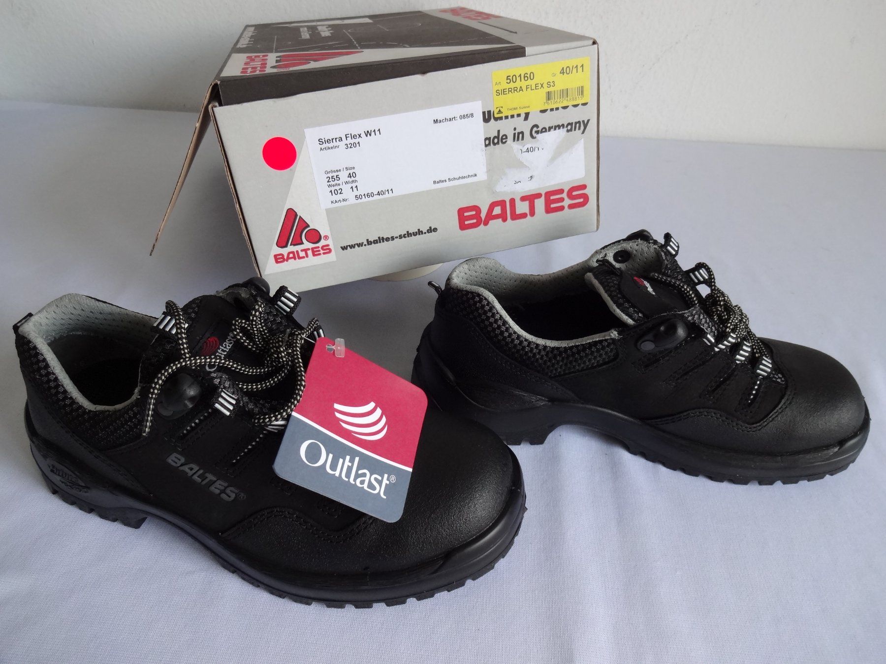 Scarpe da uomo: " BALTES " Arbeitsschuhe - Fabrikneu Nr. 40 – Nuovo e nell'imballaggio originale da Frauenfeld venduto da Jahy 1