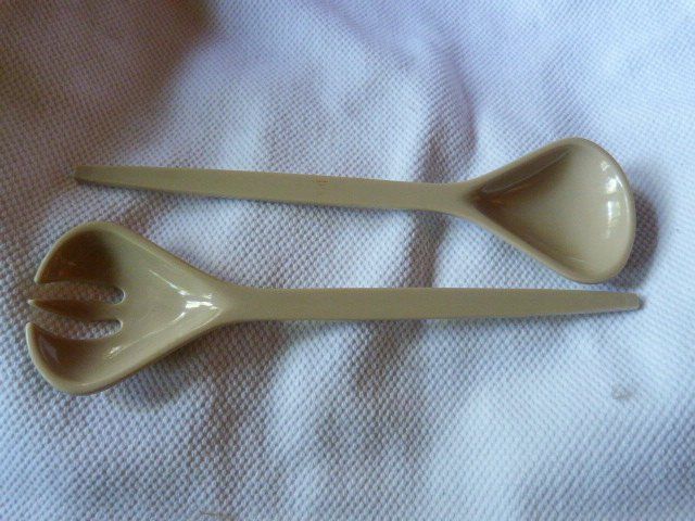Set di posate: Salatbesteck beige – Usato da Nunningen venduto da Ave51