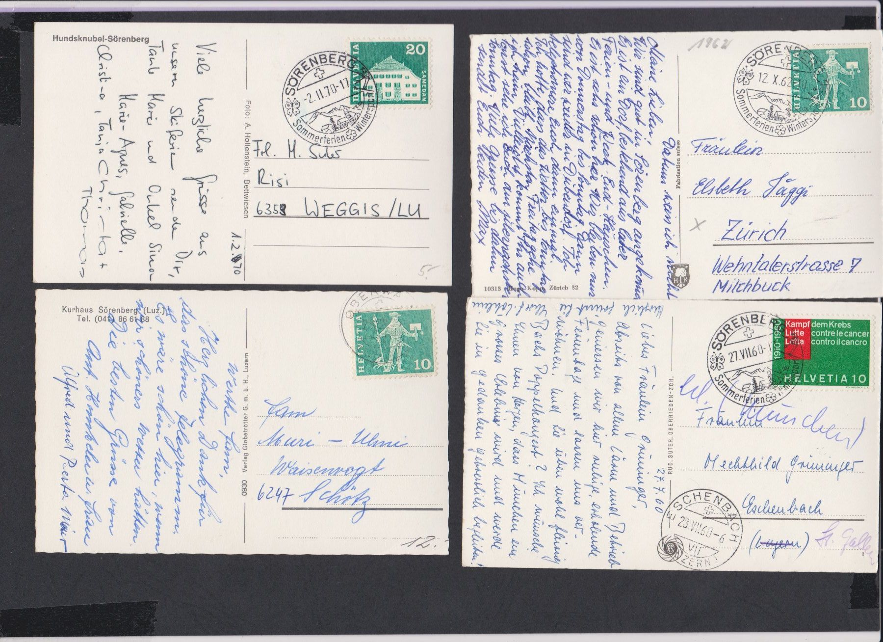 Cartes postales: Sörenberg LU   -   14 alte Ansichtskarten – D'occasion à Vitznau par Ropaku 5