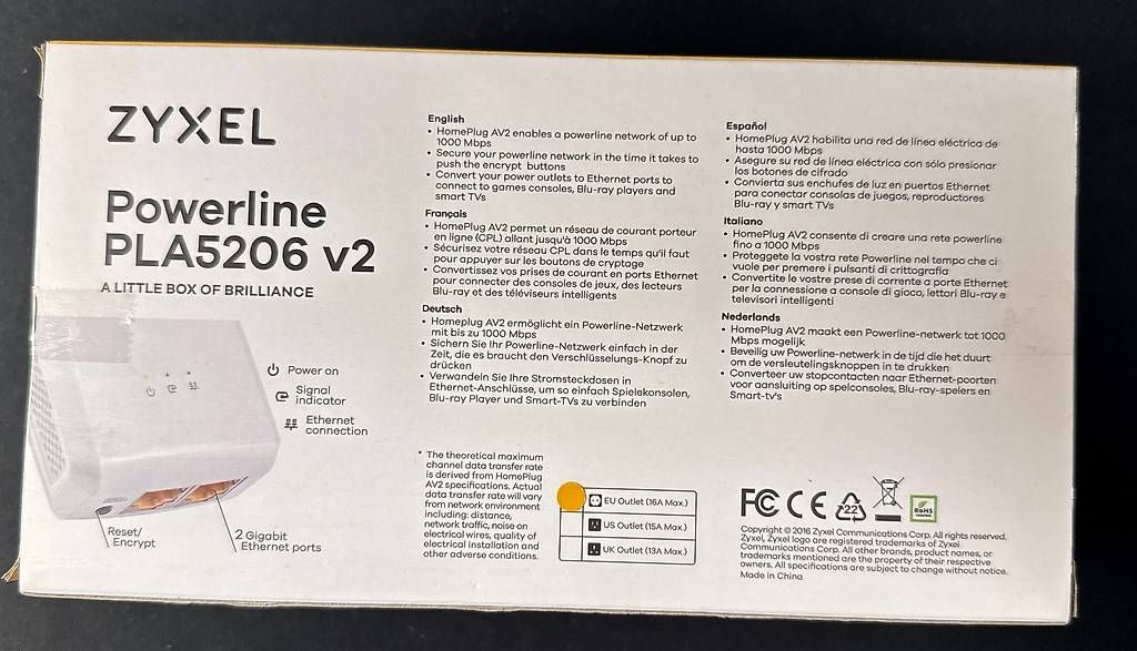 Zyxel Wlan: Zyxel Powerline PLA5206 v2 – Gebraucht aus Subingen von AKStromer 1
