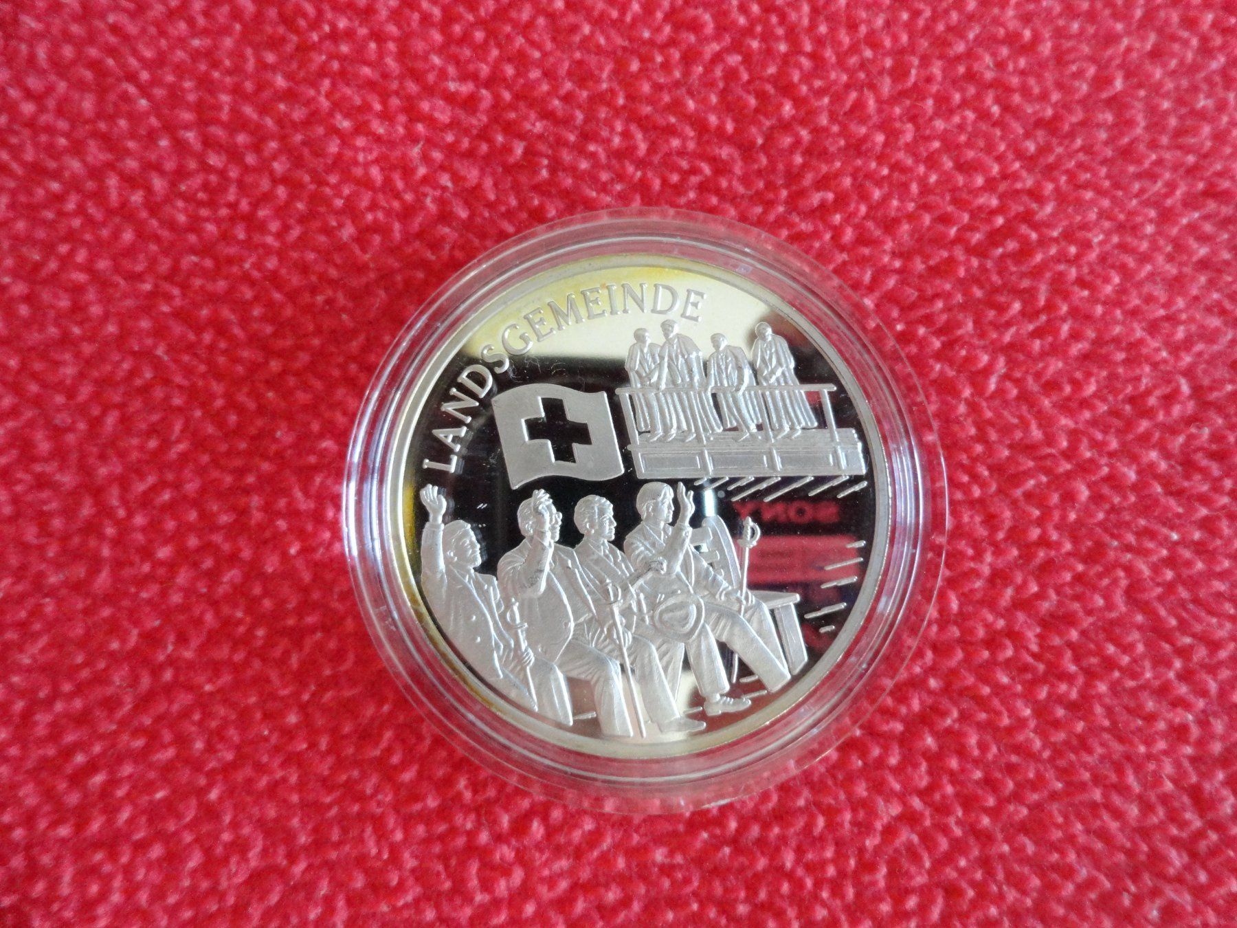 Medaglie: Schweizer Volksbräuche - 20 Gramm Feinsilber - LANDSGEMEINDE – Usato da Gerlafingen venduto da Shiva_74 7