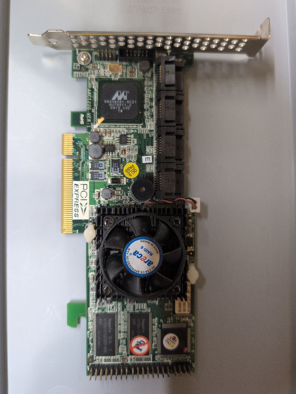 Server: ARECA RAID CONTROLLER ARCH 1231X1 PCI EXPRESS NEUWERTIG – Gebraucht aus Malters von Ruemlibart