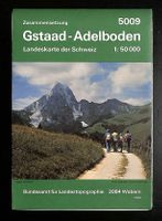 GSTAAD - ADELBODEN (1:50 000) 1986 LANDESKARTE DER SCHWEIZ