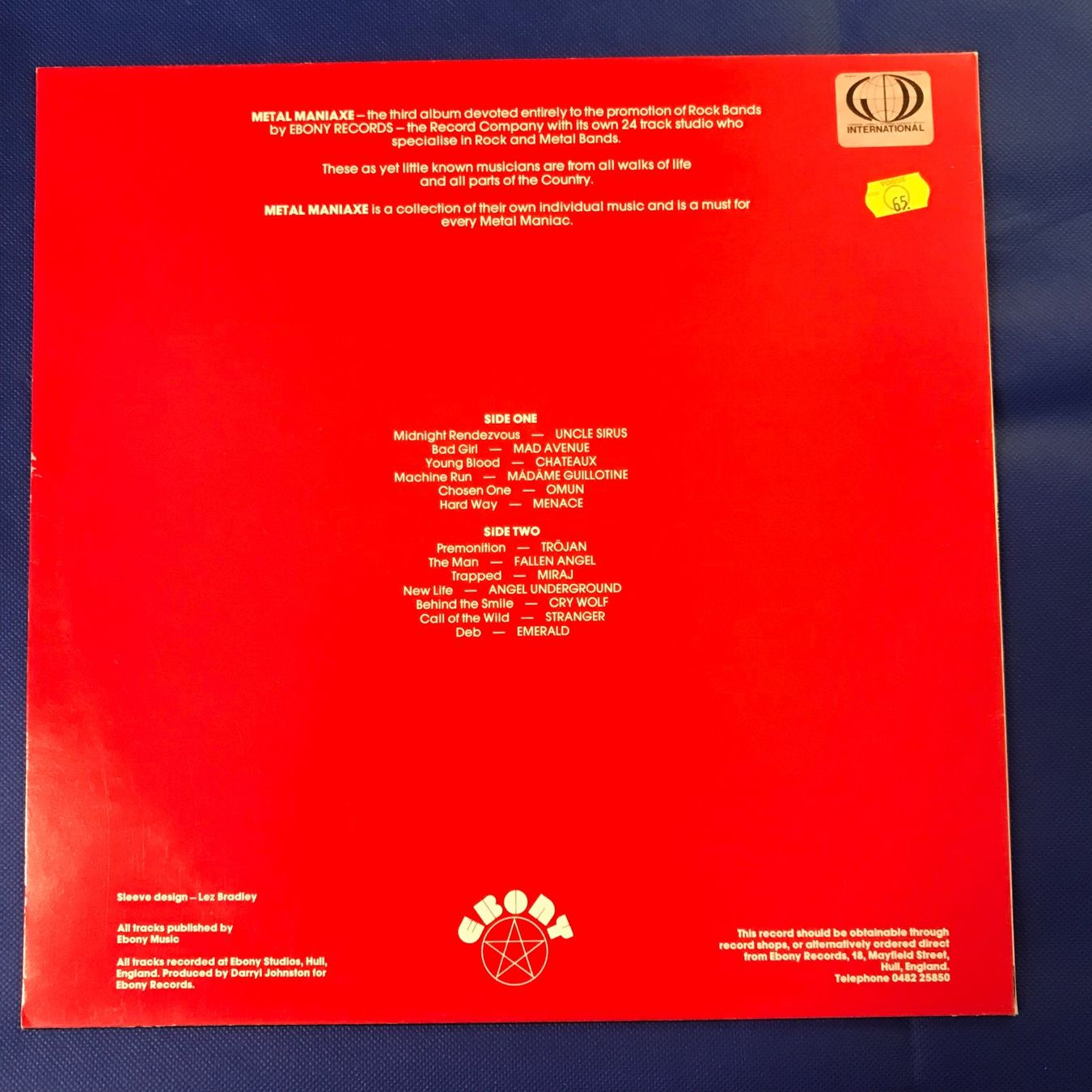 Dischi in vinile: Metal Maniaxe - Comp. – Usato da Aesch BL venduto da BlueMusicRecords 1