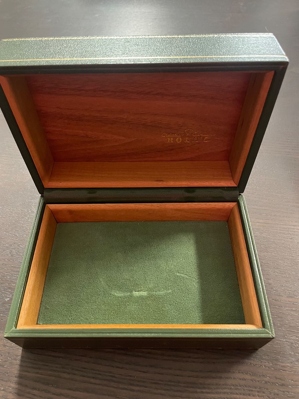 Rolex Scatole porta orologi: Coffret Rolex original- Vintage-intérieur bois – Usato da Veyrier venduto da bub_b77p 6