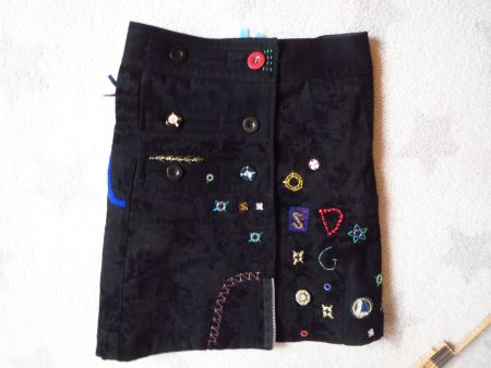 NEUER DESIGUAL Damen Rock / Jupe gr 42