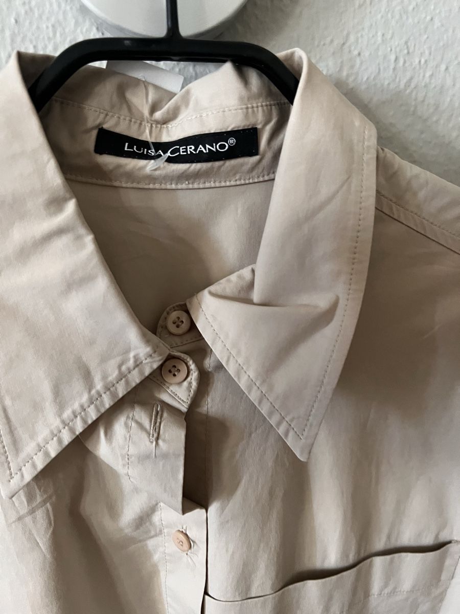 Luisa Cerano Blusen: Bluse Luisa Cerano, Gr. 36, oversize, beige – Gebraucht aus Solothurn von Brini06 1