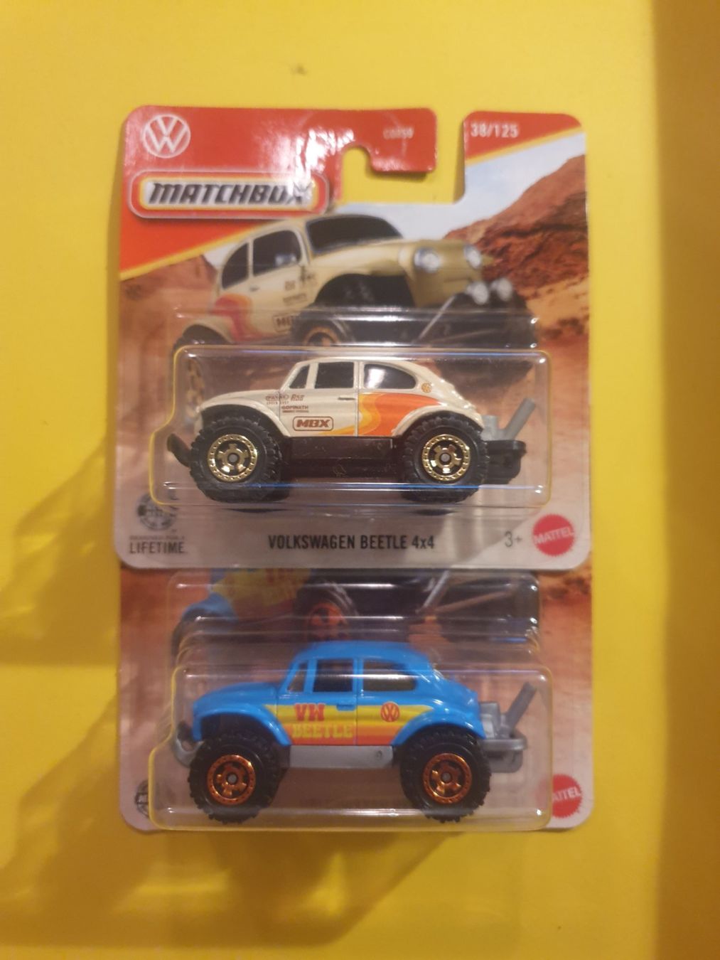 Matchbox Modellautos: 2 x Matchbox VOLKSWAGEN BEETLE 4x4 – Neu und originalverpackt aus Oftringen von Rotor