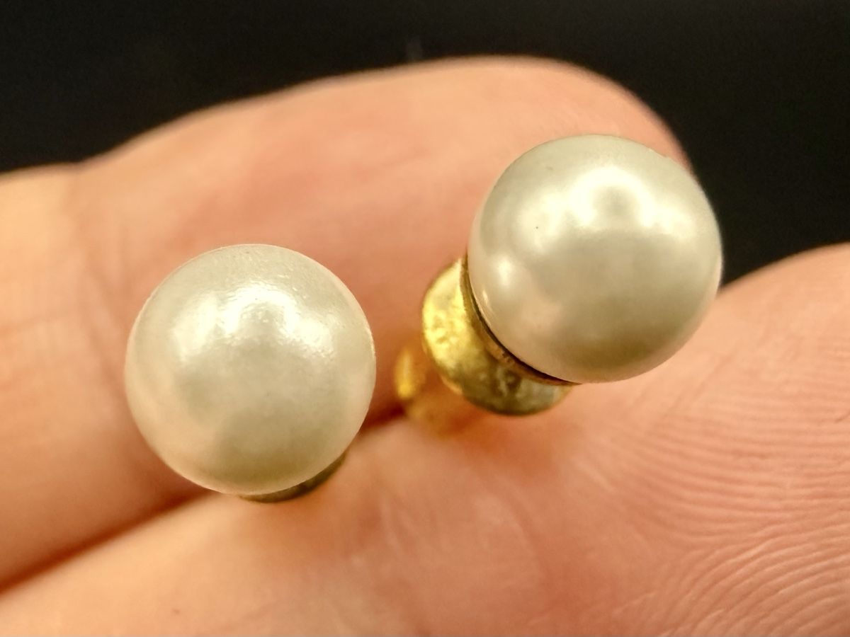 Orecchini pendenti & Orecchini a lobo: Vintage raffinierte elegante Perlen Ohrringe – Usato da Lamone venduto da LaCantinaMagica 3