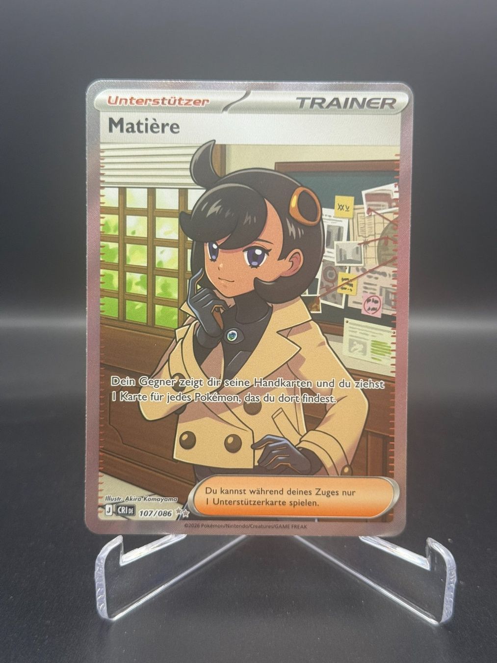 Pokémon Carte collezionabili: Matière (CRI 107) – Usato da Birmensdorf ZH venduto da SnorlaxMail