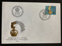 Schweiz 1982 Pro Patria 80 Ersttagsbrief Krone Winterthur